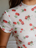 Cherry Graphic Top