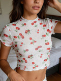 Cherry Graphic Top