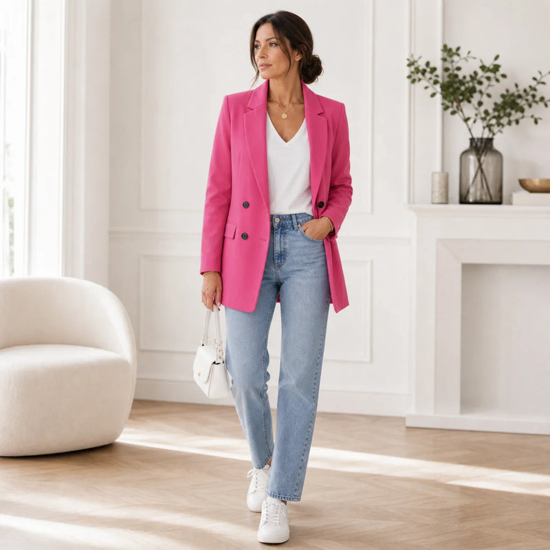 Blazer Livia - Long Buttoned Jacket