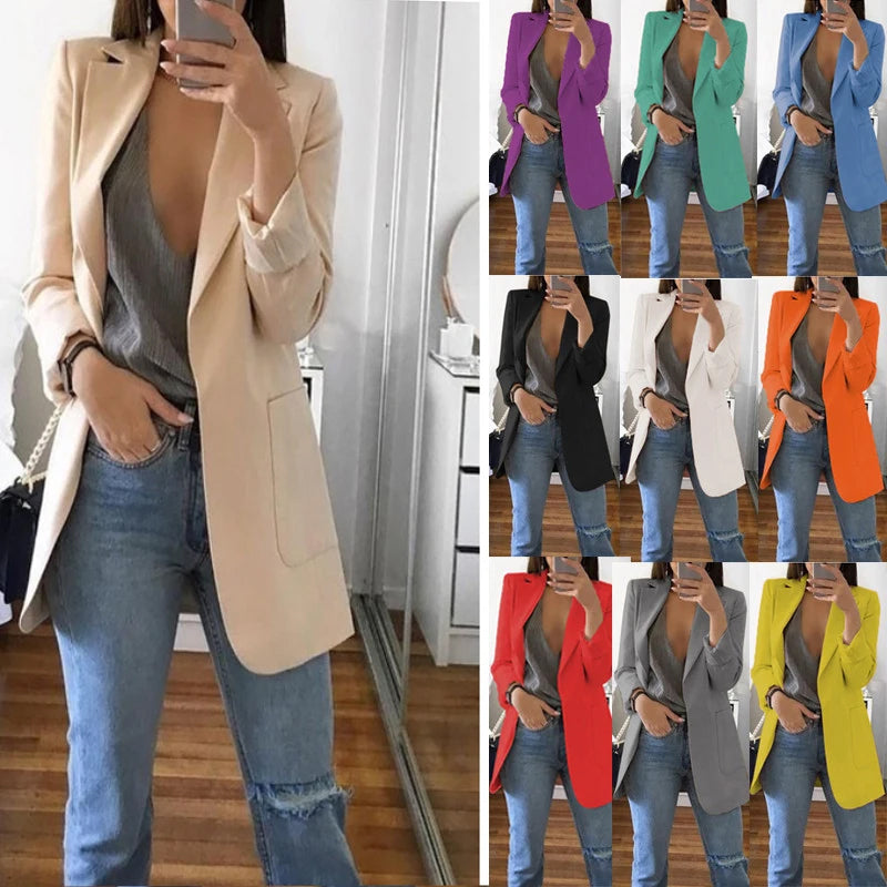 Blazer Maelle - Long Open Jacket