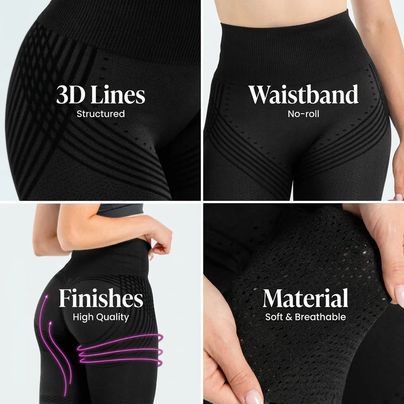 4D Sculpt Legging | Black
