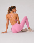 Smooth Seamless Strappy Sports Bra Juicy Pink