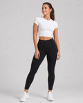 Training Crop Top White