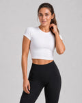 Training Crop Top White