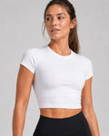 Training Crop Top White
