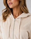 Everyday Terry Cropped Hoodie Cream - product image 5