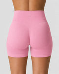 Smooth Seamless Midi Shorts Pink