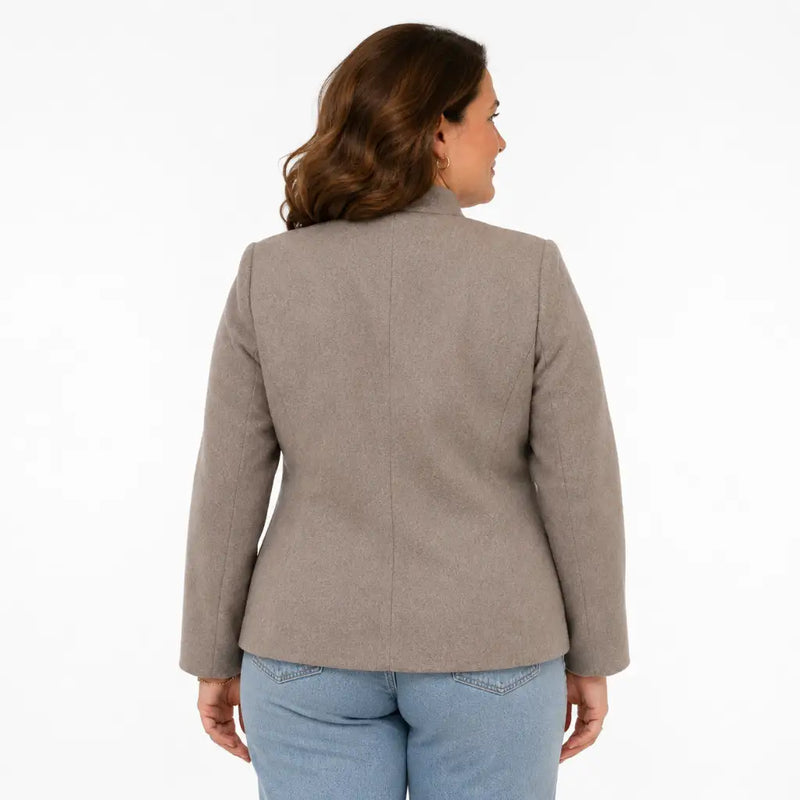 Blazer Elise - Structured High-Collar Jacket
