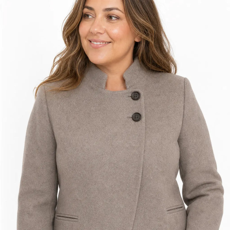 Blazer Elise - Structured High-Collar Jacket