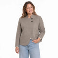 Blazer Elise - Structured High-Collar Jacket