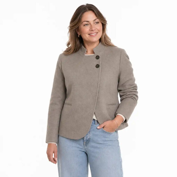 Blazer Elise - Structured High-Collar Jacket