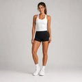 Smooth Seamless 2-in-1 Tank White Snow - front camera gaze