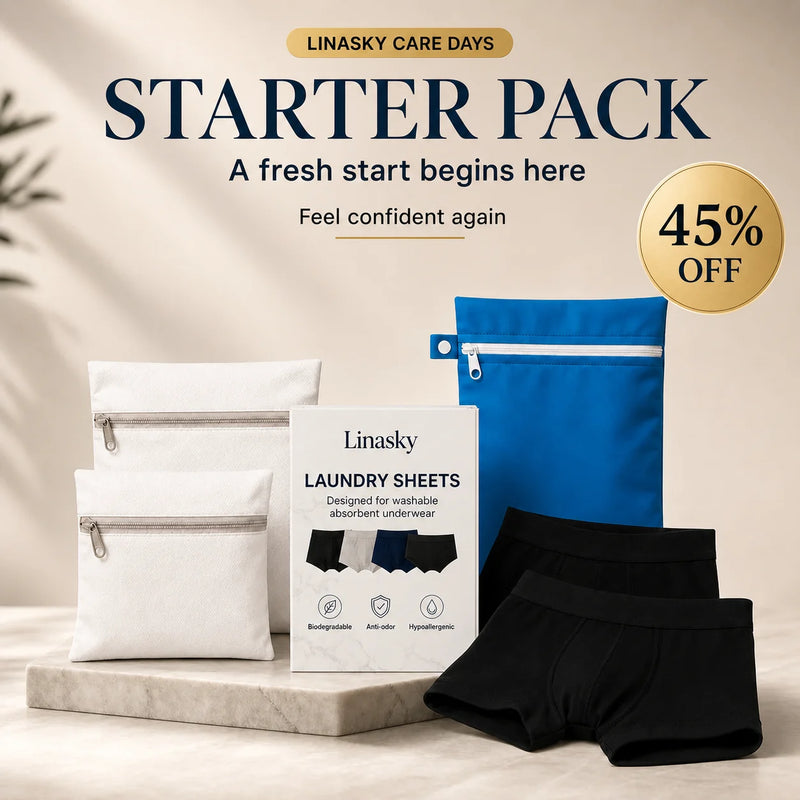Men's Washable Absorbent Boxer