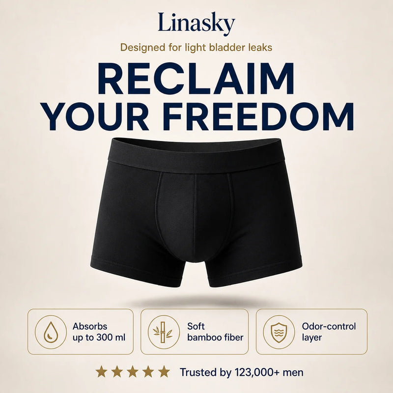 Men's Washable Absorbent Boxer