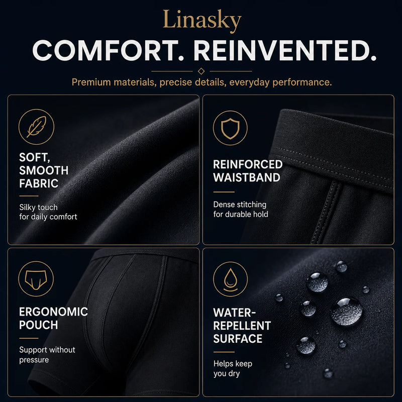 Men's Washable Absorbent Boxer